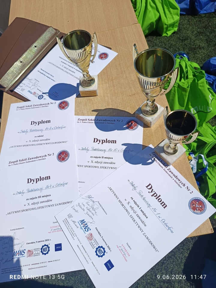 X konkurs „Aktywny sportowo, efektywny zawodowo” w ZSZ nr 2 [9.06.2026] - zdjęcie #12 - eOstroleka.pl