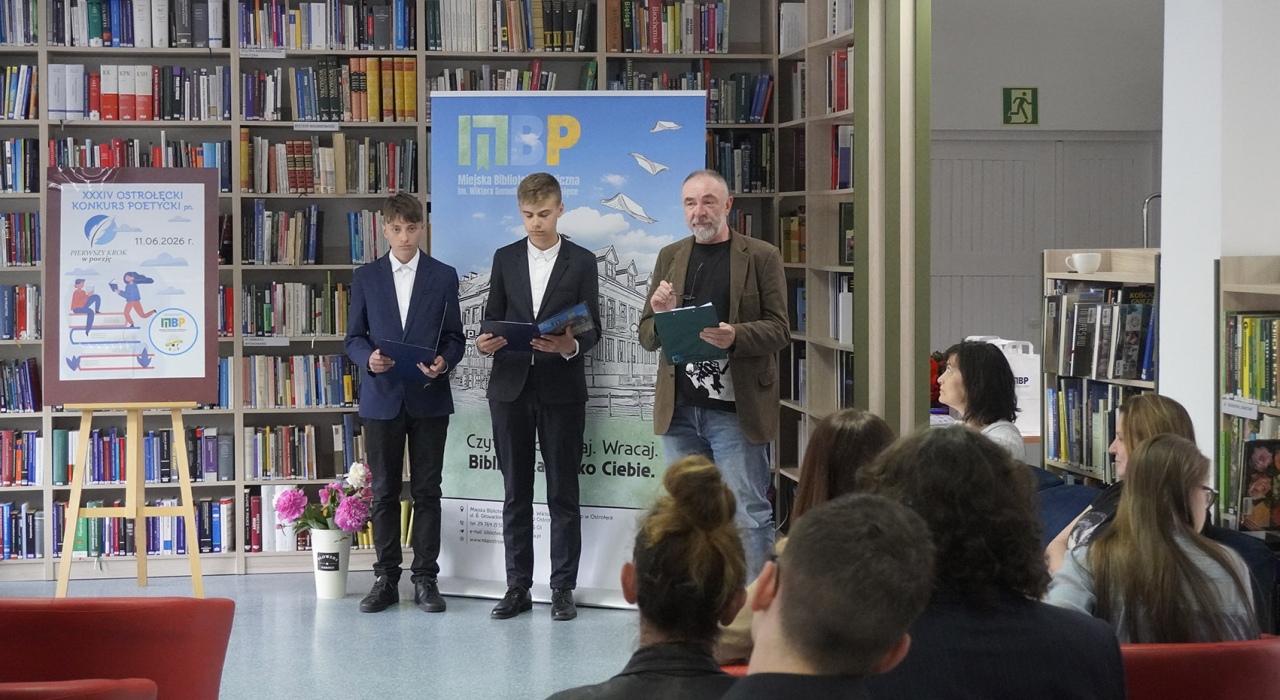 34. Ostrołęcki Konkurs Poetycki „Pierwszy krok w poezję”. Młode talenty nagrodzone [17.06.2026] - zdjęcie #18 - eOstroleka.pl