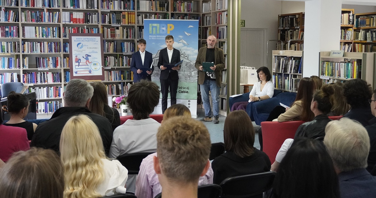 34. Ostrołęcki Konkurs Poetycki „Pierwszy krok w poezję”. Młode talenty nagrodzone [17.06.2026] - zdjęcie #16 - eOstroleka.pl