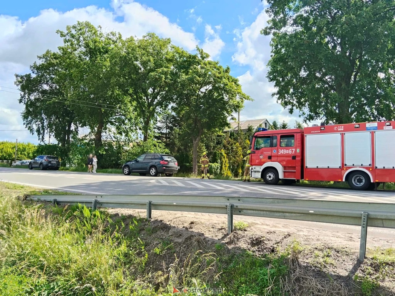 Kolizja w Olszewie-Borkach [19.06.2026] - zdjęcie #5 - eOstroleka.pl