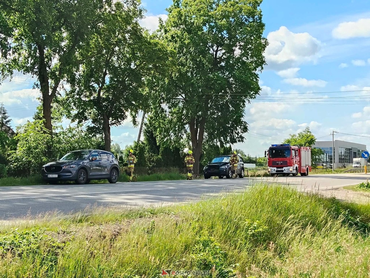 Kolizja w Olszewie-Borkach [19.06.2026] - zdjęcie #3 - eOstroleka.pl