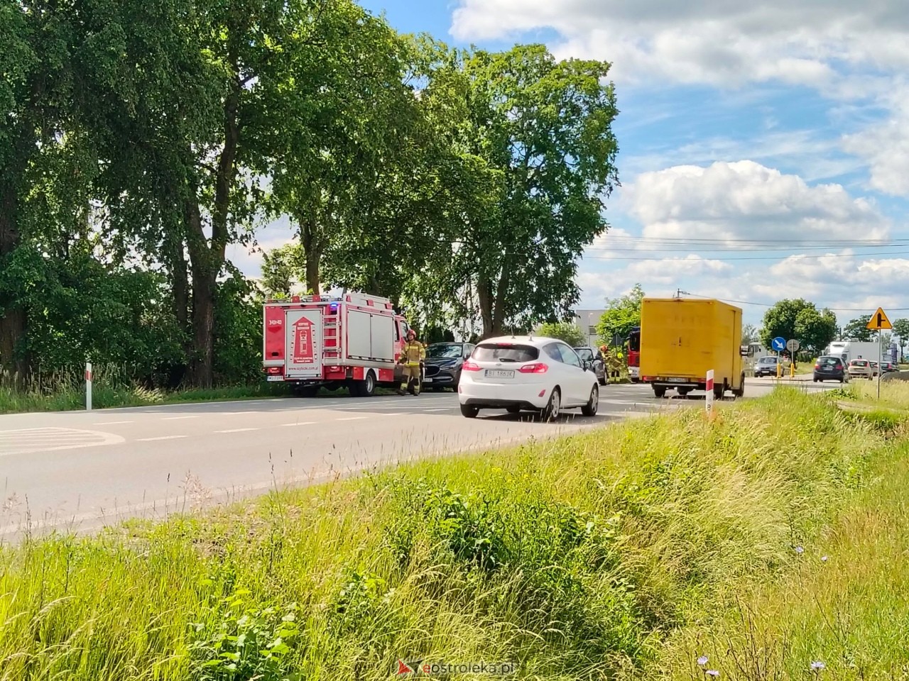 Kolizja w Olszewie-Borkach [19.06.2026] - zdjęcie #2 - eOstroleka.pl