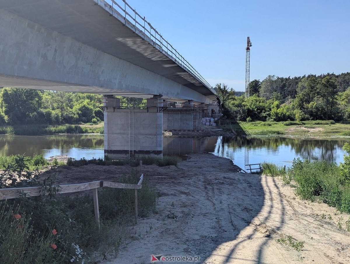 Budowa mostu przez Narew w Ostrołęce - stan z czerwca 2026 [20.06.2026] - zdjęcie #24 - eOstroleka.pl