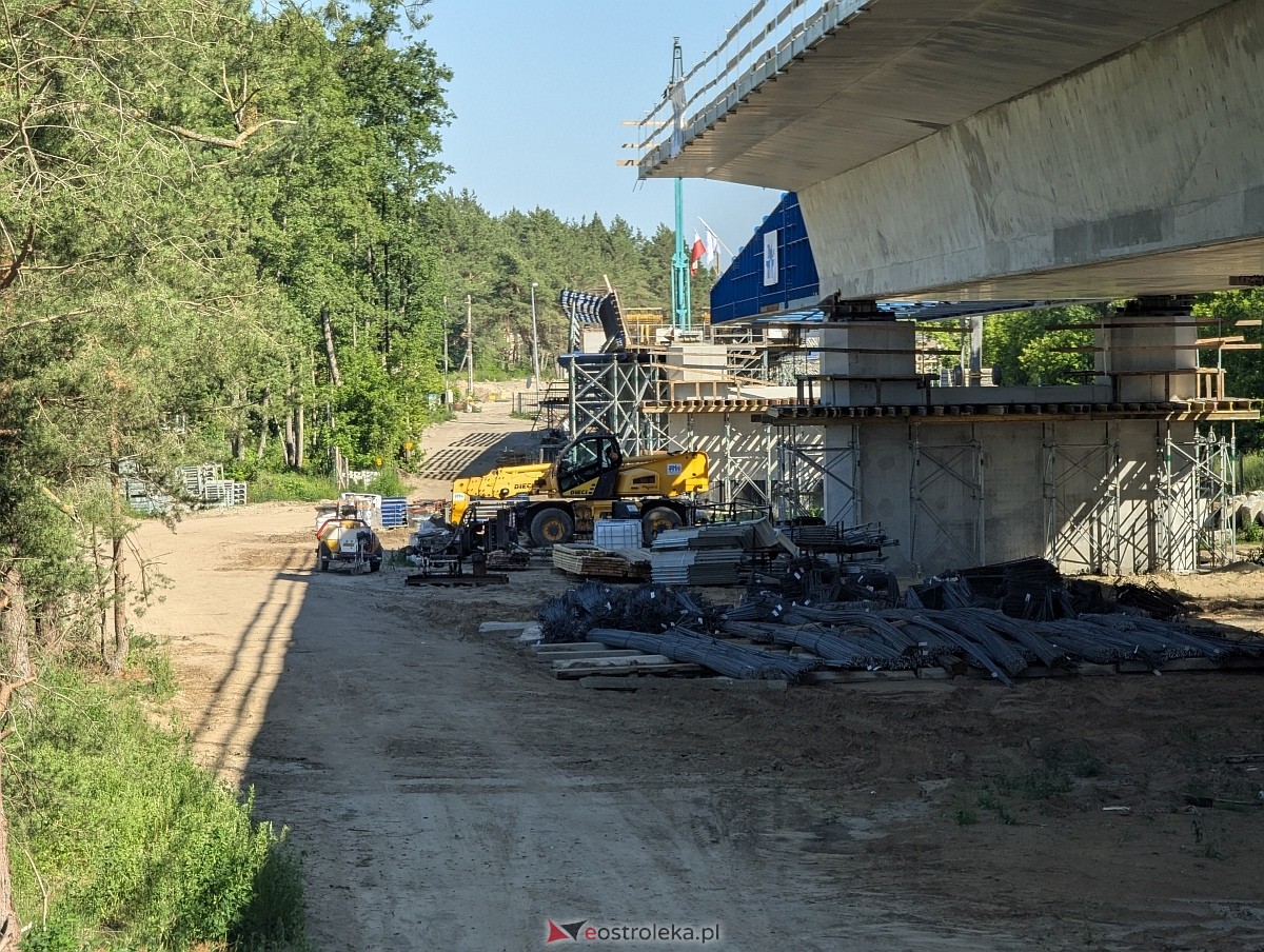 Budowa mostu przez Narew w Ostrołęce - stan z czerwca 2026 [20.06.2026] - zdjęcie #22 - eOstroleka.pl