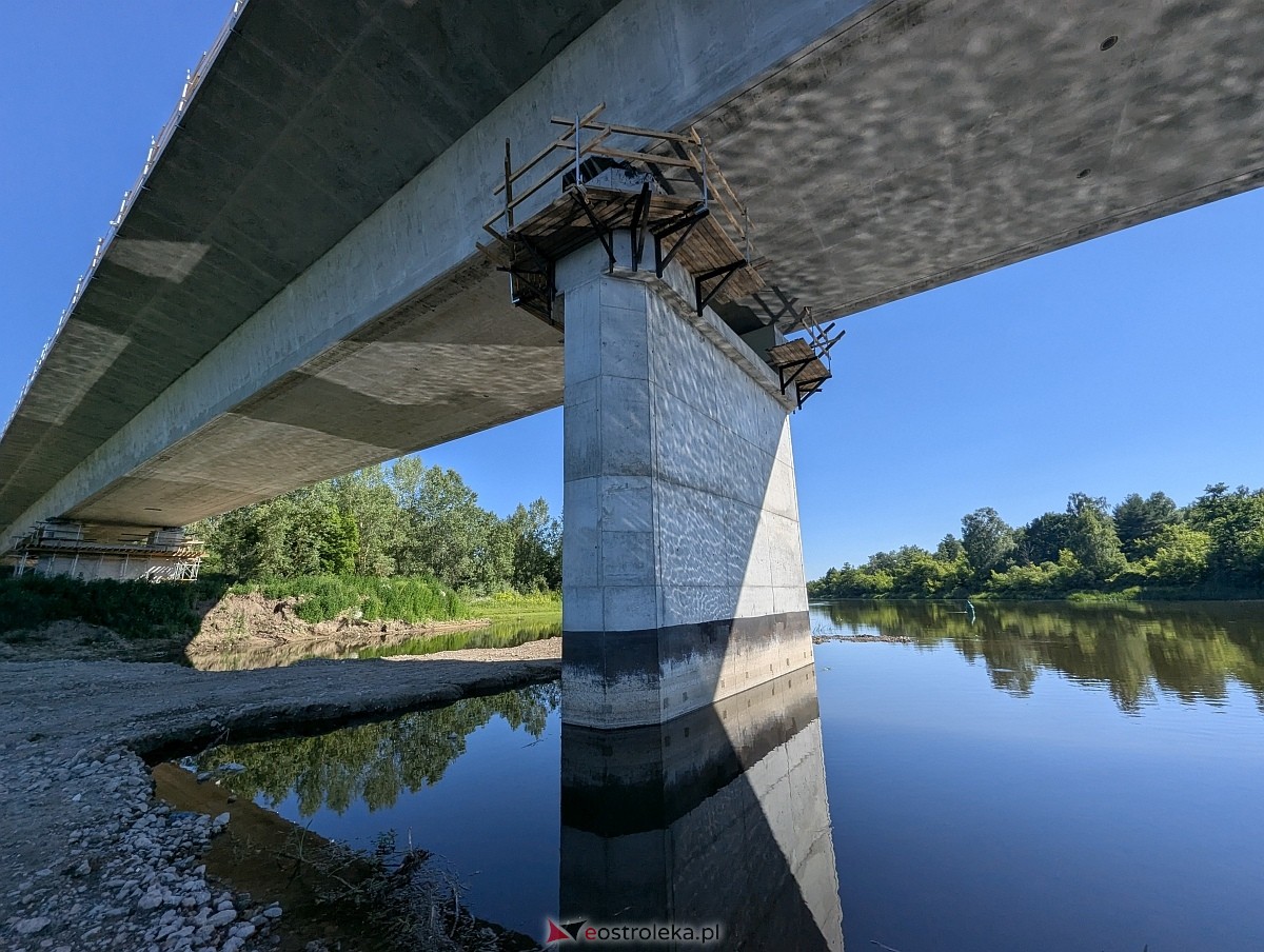 Budowa mostu przez Narew w Ostrołęce - stan z czerwca 2026 [20.06.2026] - zdjęcie #6 - eOstroleka.pl