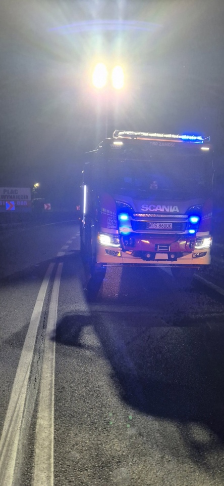 Wypadek w Zamościu na DW627 [20.06.2026] - zdjęcie #9 - eOstroleka.pl