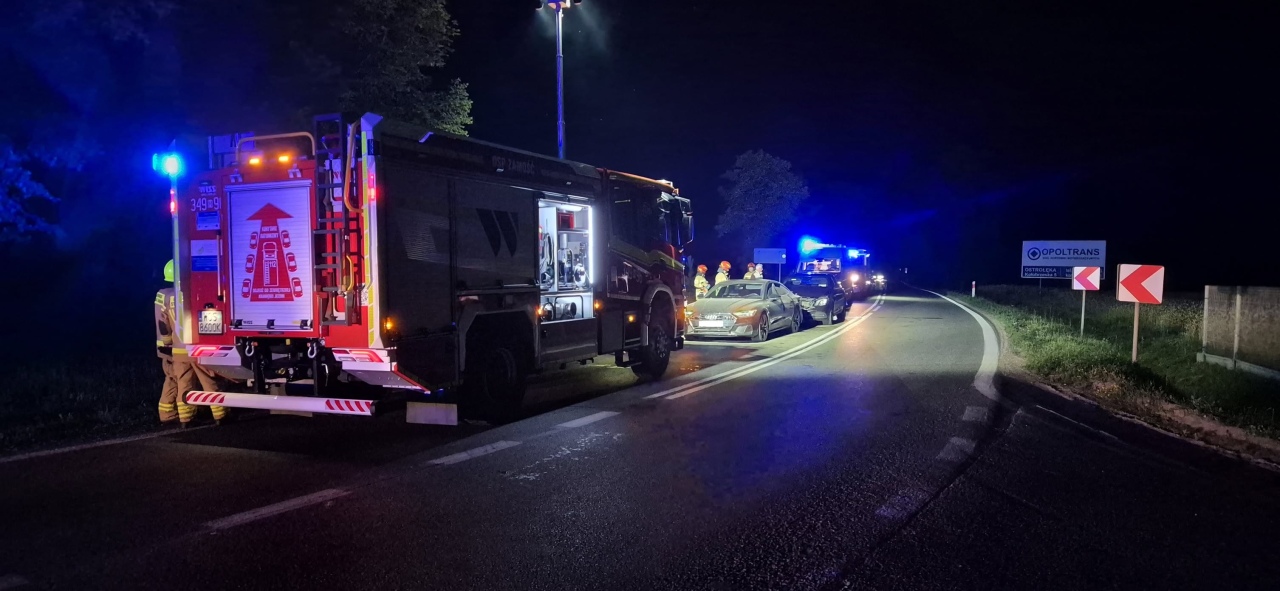 Wypadek w Zamościu na DW627 [20.06.2026] - zdjęcie #6 - eOstroleka.pl