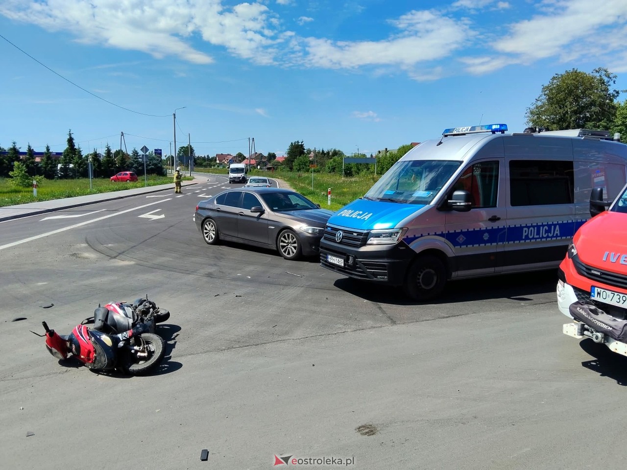 Wypadek w Nowej Wsi [22.06.2026] - zdjęcie #10 - eOstroleka.pl