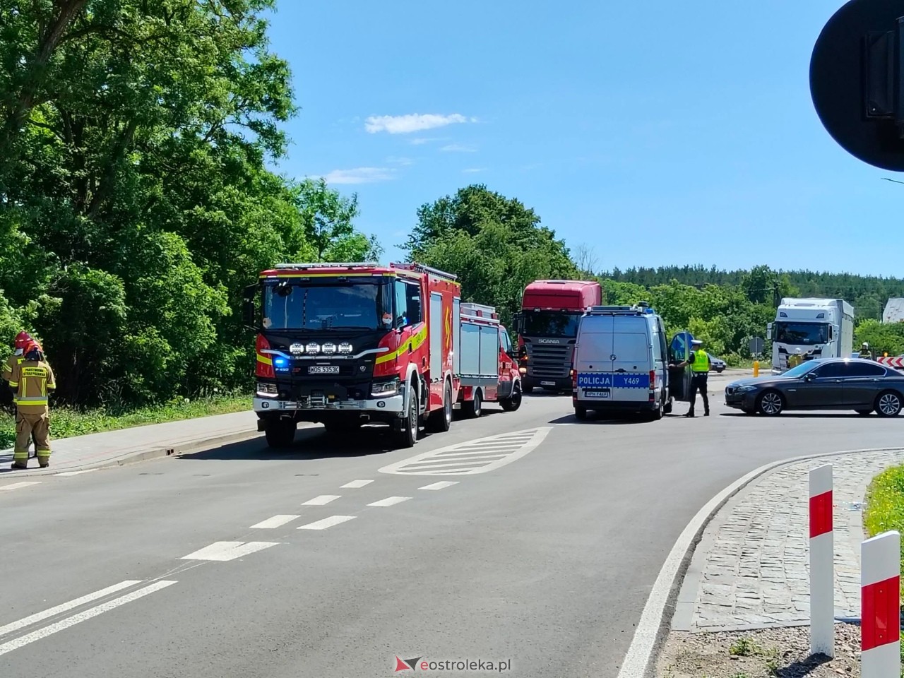 Wypadek w Nowej Wsi [22.06.2026] - zdjęcie #9 - eOstroleka.pl