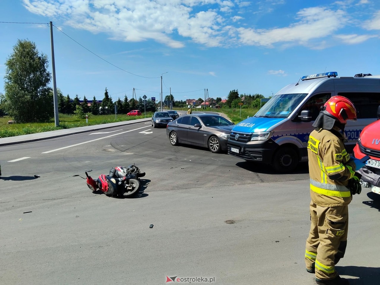 Wypadek w Nowej Wsi [22.06.2026] - zdjęcie #8 - eOstroleka.pl