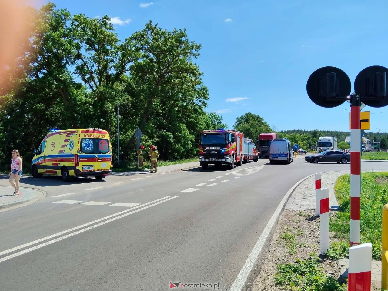 Wypadek w Nowej Wsi [22.06.2026] - zdjęcie #5 - eOstroleka.pl