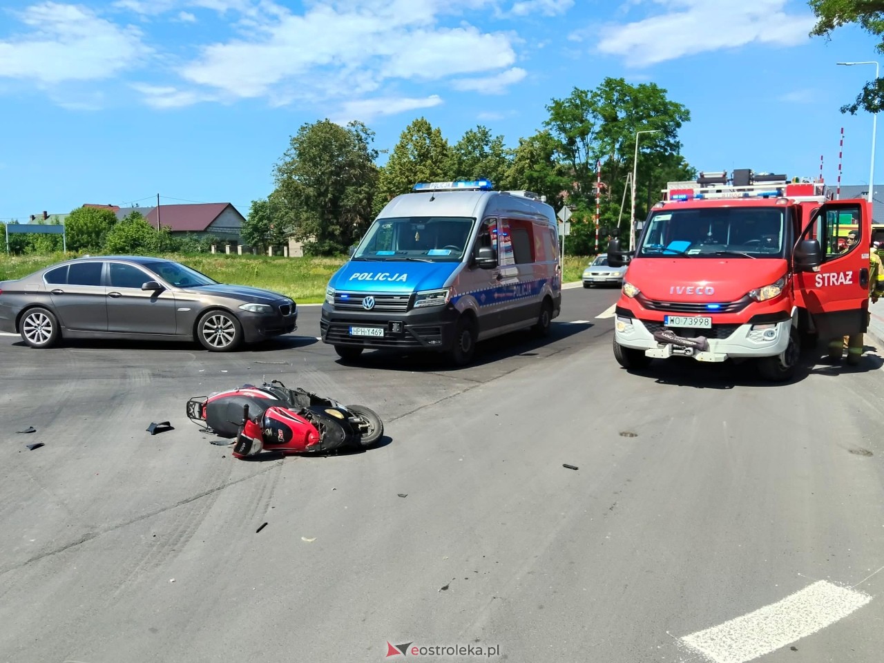 Wypadek w Nowej Wsi [22.06.2026] - zdjęcie #2 - eOstroleka.pl