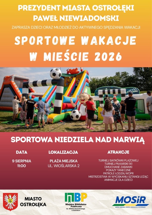 Sportowe wakacje w mieście 2026 - zdjęcie #3 - eOstroleka.pl