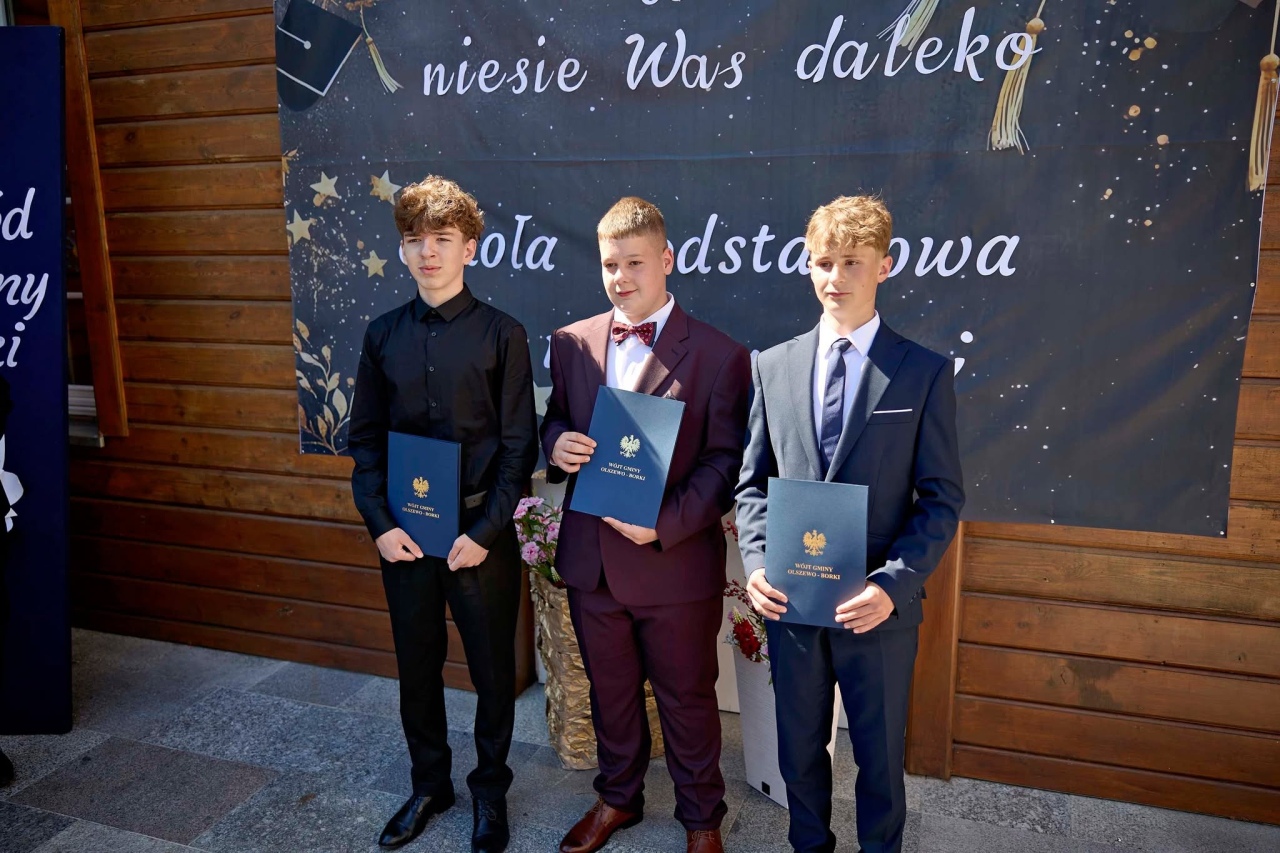 Najzdolniejsi ósmoklasiści z gminy Olszewo-Borki nagrodzeni! [23.06.2026] - zdjęcie #39 - eOstroleka.pl