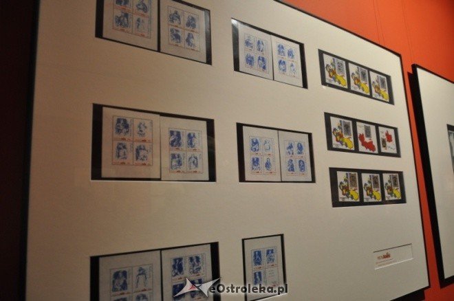 Muzeum Kultury Kurpiowskiej: Wystawa znaczków Podziemna droga do okrągłego stołu [13.XII.2011] - zdjęcie #7 - eOstroleka.pl