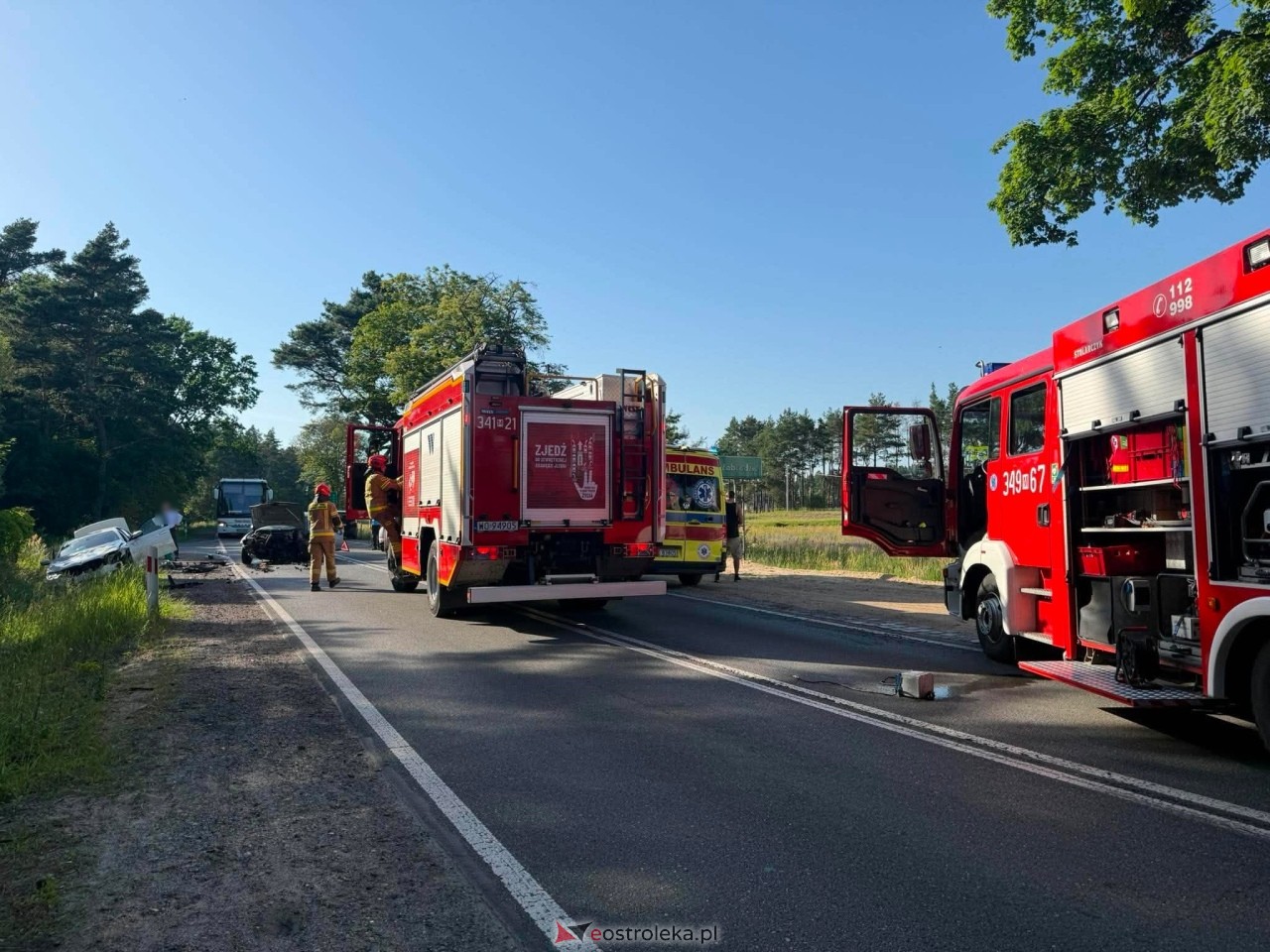 Wypadek w Zabrodziu [27.06.2026] - zdjęcie #16 - eOstroleka.pl