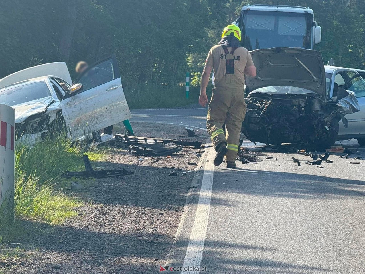 Wypadek w Zabrodziu [27.06.2026] - zdjęcie #15 - eOstroleka.pl
