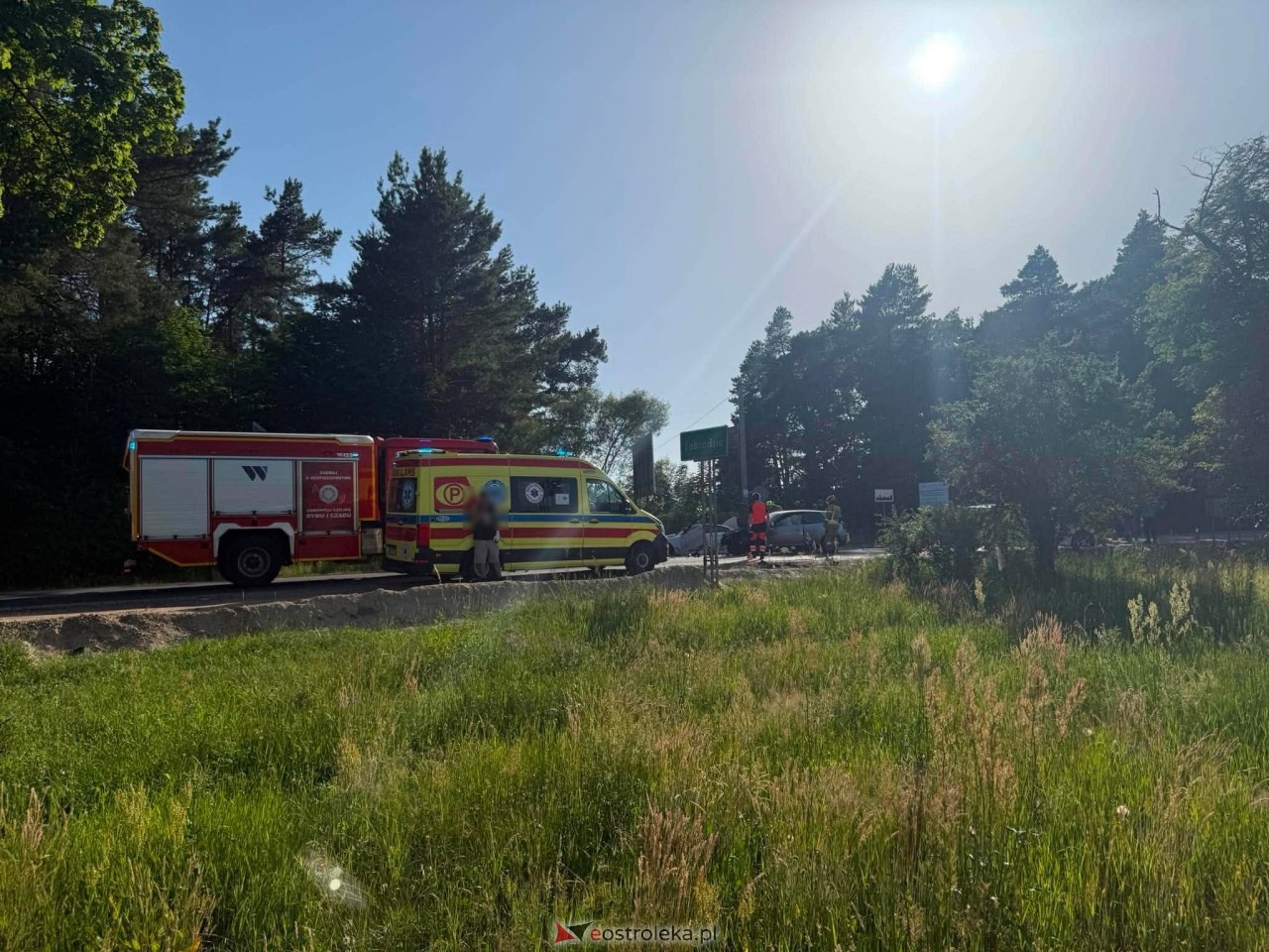 Wypadek w Zabrodziu [27.06.2026] - zdjęcie #14 - eOstroleka.pl