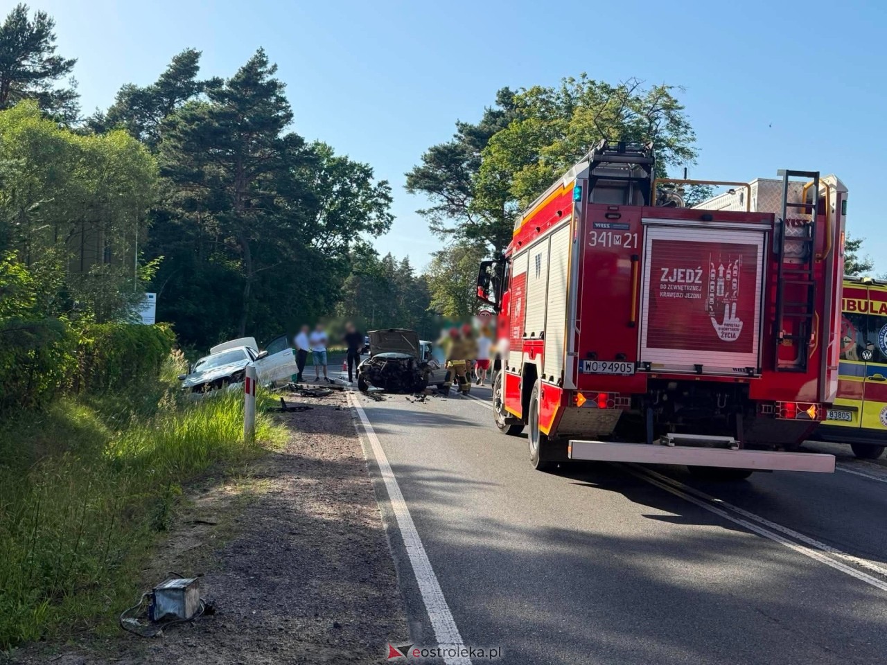 Wypadek w Zabrodziu [27.06.2026] - zdjęcie #13 - eOstroleka.pl