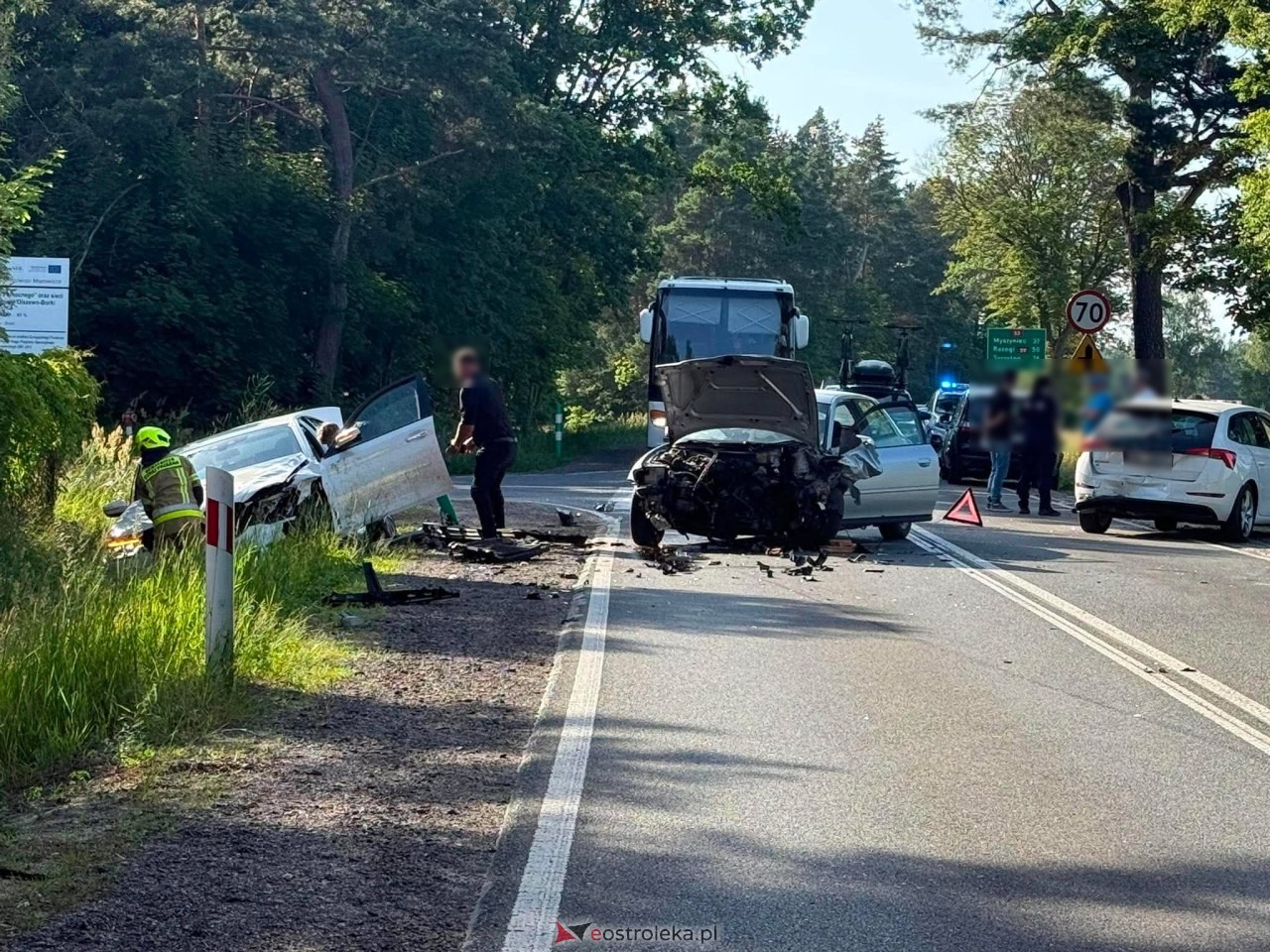 Wypadek w Zabrodziu [27.06.2026] - zdjęcie #11 - eOstroleka.pl