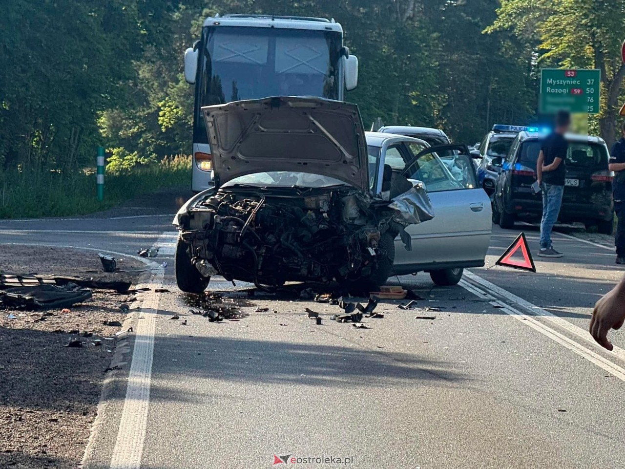Wypadek w Zabrodziu [27.06.2026] - zdjęcie #8 - eOstroleka.pl