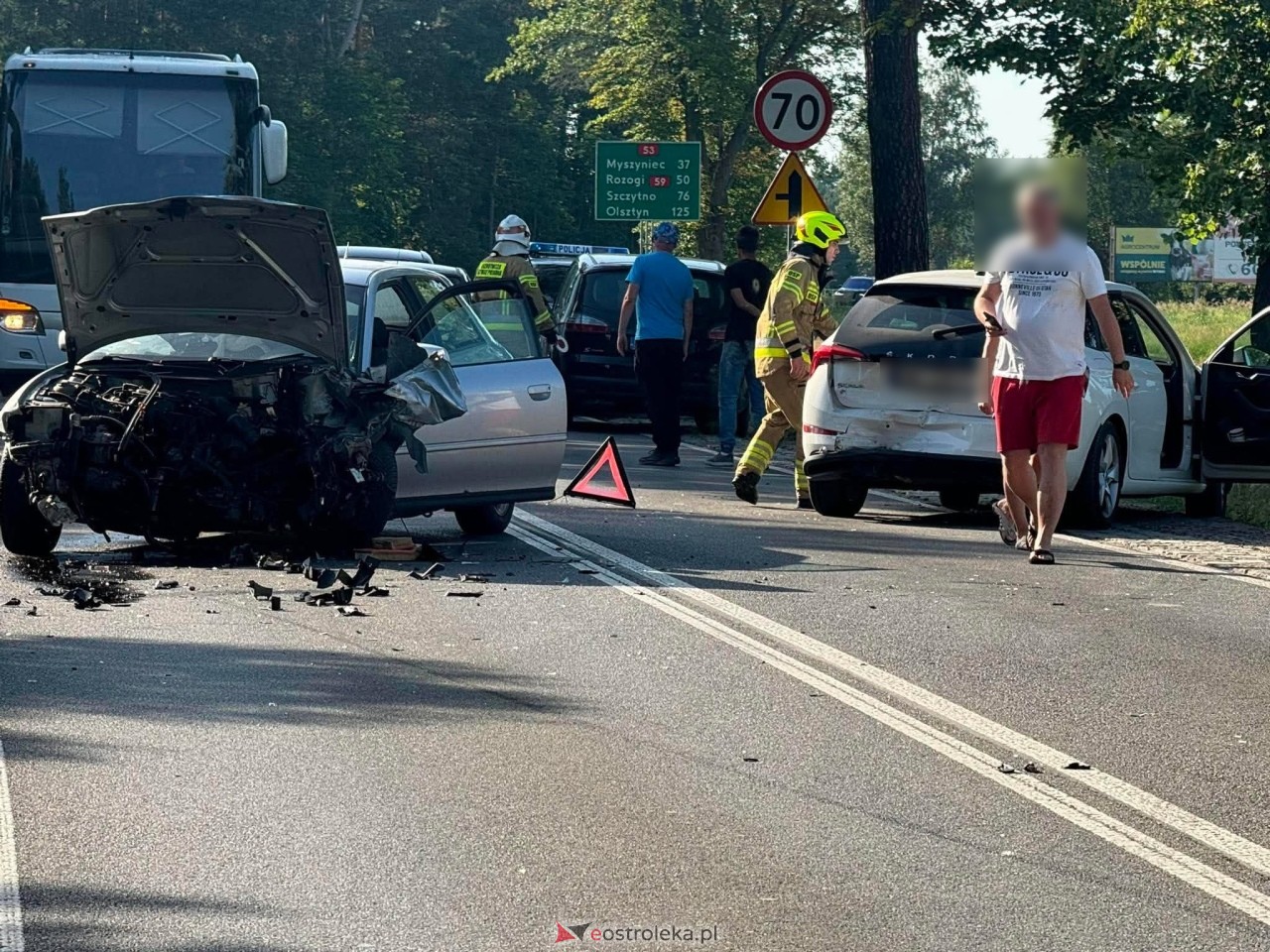 Wypadek w Zabrodziu [27.06.2026] - zdjęcie #4 - eOstroleka.pl