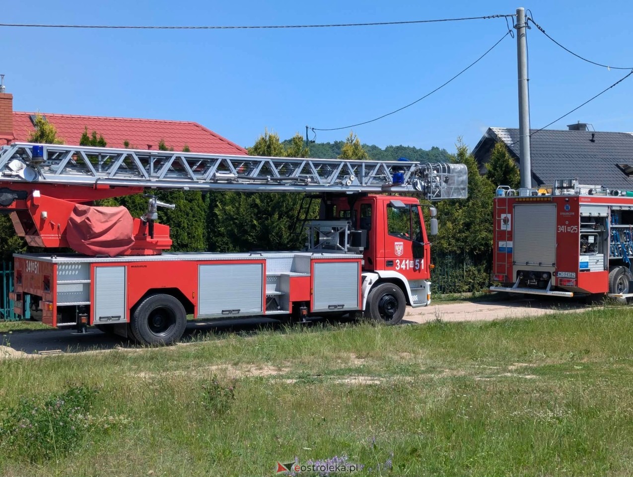 Pożar domu w Rzekuniu [28.06.2026] - zdjęcie #17 - eOstroleka.pl