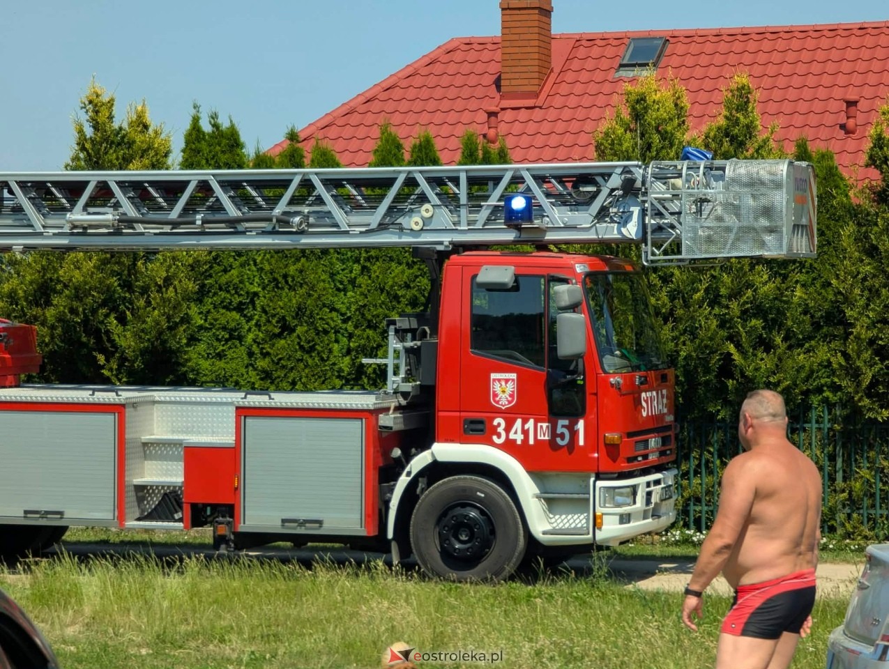Pożar domu w Rzekuniu [28.06.2026] - zdjęcie #14 - eOstroleka.pl