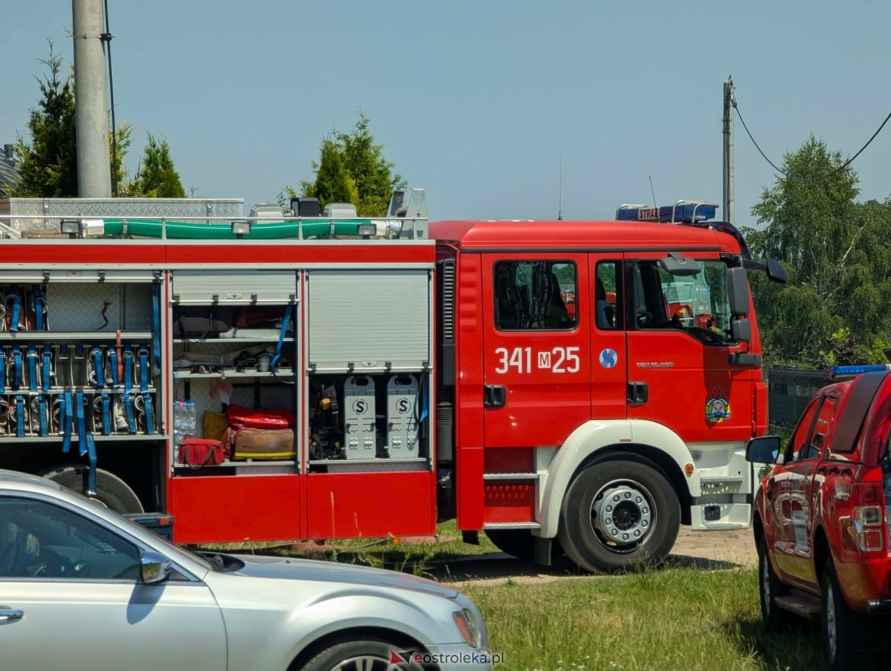 Pożar domu w Rzekuniu [28.06.2026] - zdjęcie #12 - eOstroleka.pl