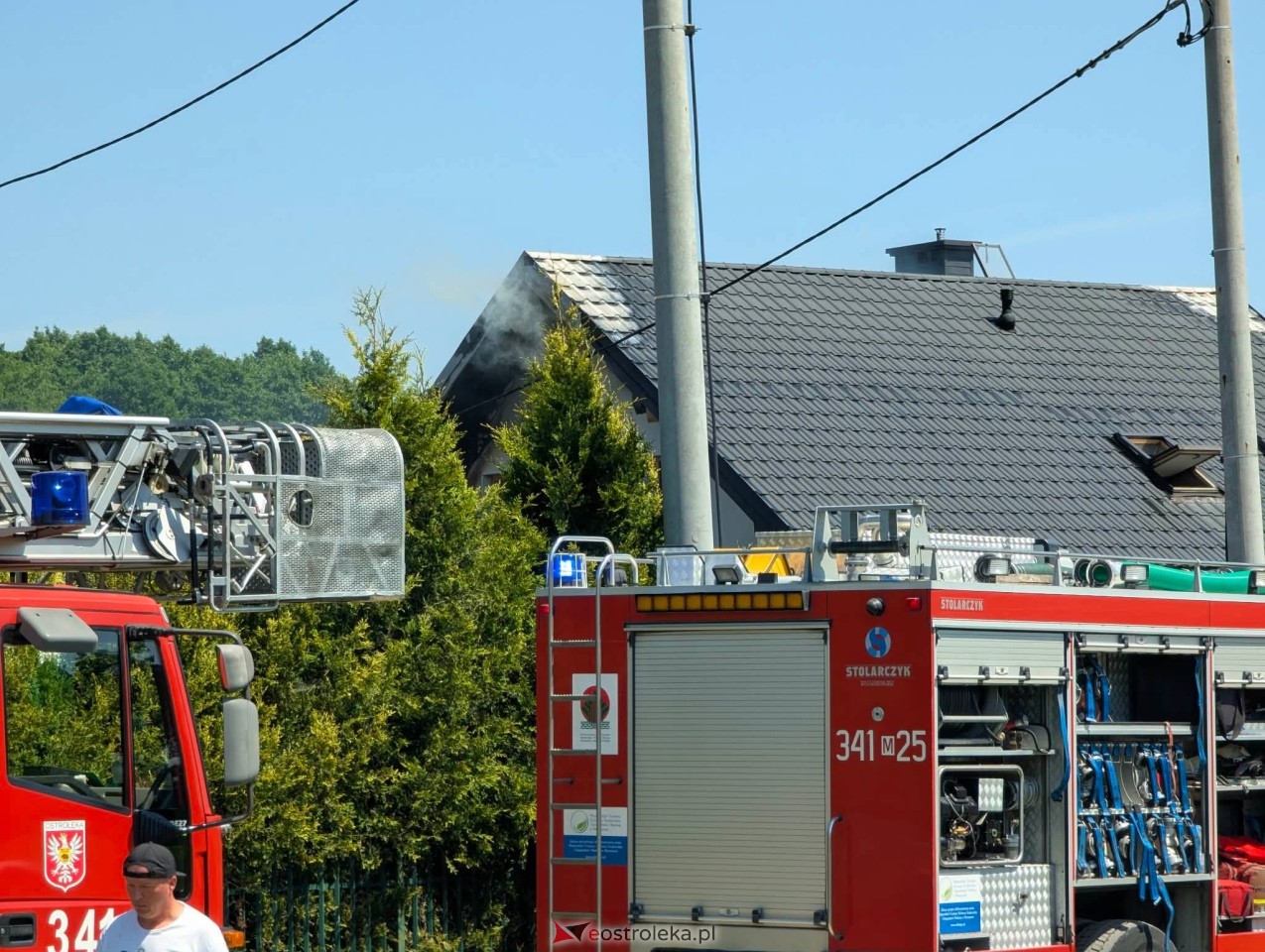 Pożar domu w Rzekuniu [28.06.2026] - zdjęcie #11 - eOstroleka.pl