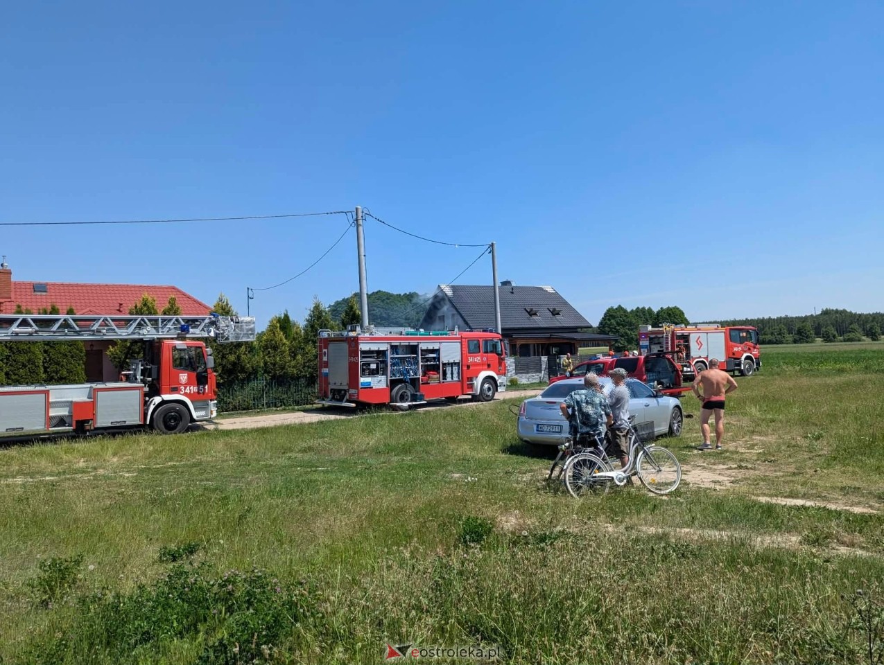 Pożar domu w Rzekuniu [28.06.2026] - zdjęcie #10 - eOstroleka.pl