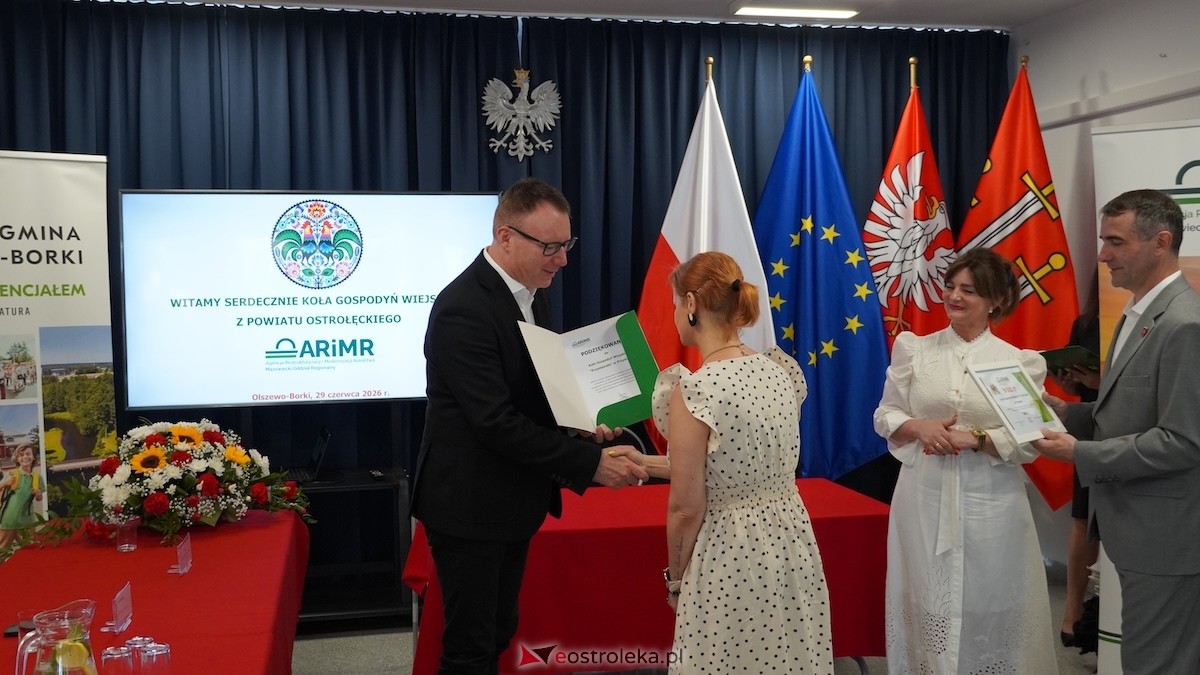 Czeki dla Kół Gospodyń Wiejskich. Uroczystość w Olszewie-Borkach [29.06.2026] - zdjęcie #29 - eOstroleka.pl