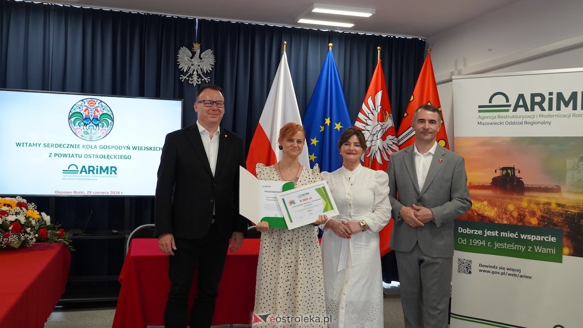 Czeki dla Kół Gospodyń Wiejskich. Uroczystość w Olszewie-Borkach [29.06.2026] - zdjęcie #27 - eOstroleka.pl