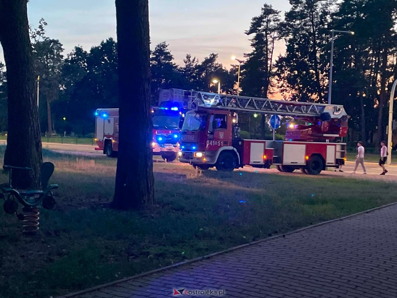 Akcja ratunkowa na Żebrowskiego [30.06.2026] - zdjęcie #7 - eOstroleka.pl
