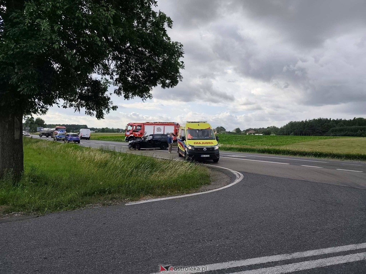 Wypadek w miejscowości Czarnowo [04.07.2026] - zdjęcie #6 - eOstroleka.pl