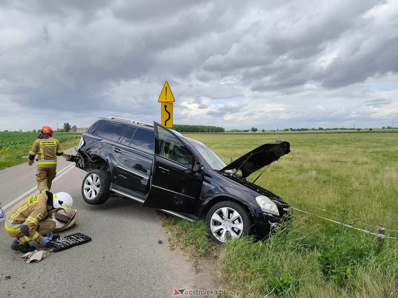 Wypadek w miejscowości Czarnowo [04.07.2026] - zdjęcie #5 - eOstroleka.pl