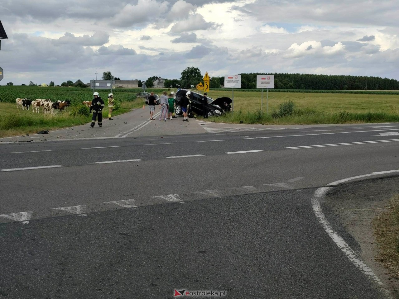Wypadek w miejscowości Czarnowo [04.07.2026] - zdjęcie #4 - eOstroleka.pl