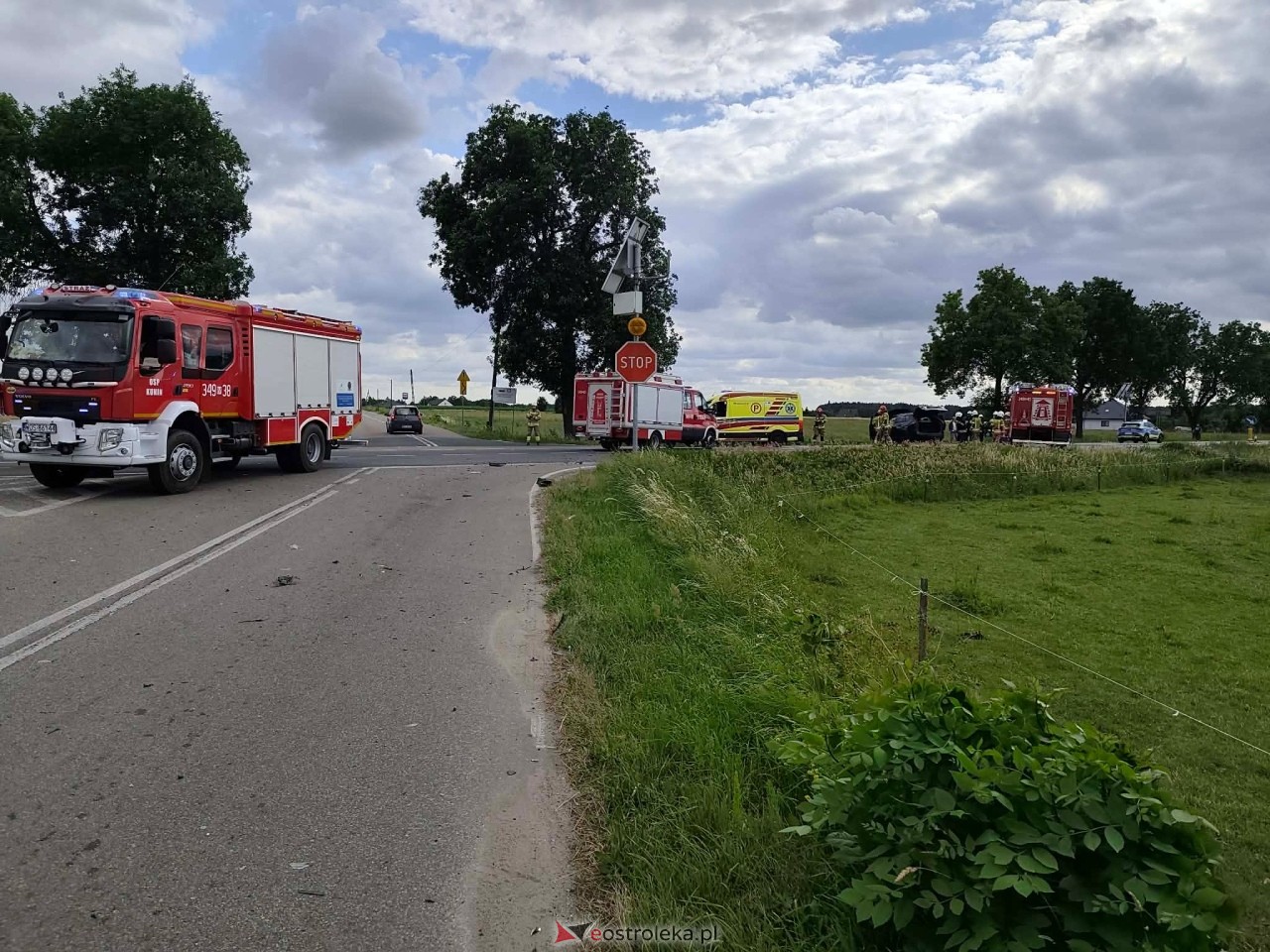 Wypadek w miejscowości Czarnowo [04.07.2026] - zdjęcie #3 - eOstroleka.pl