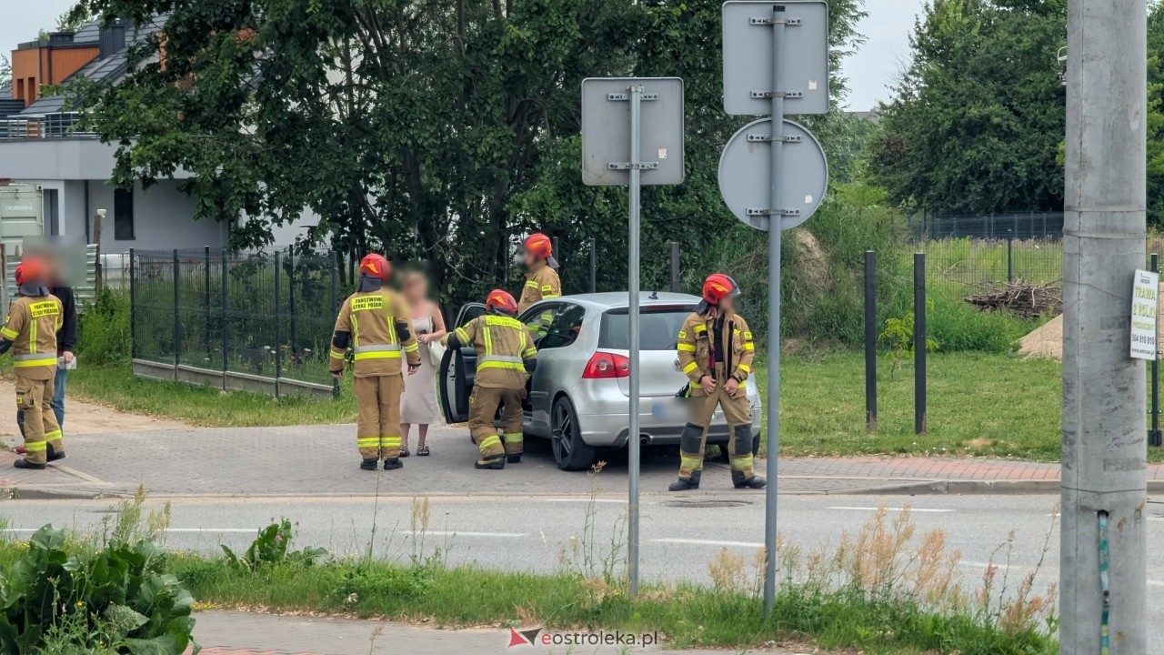 Kolizja przy Kaczyńskiej/Nasypowej w Ostrołęce [5.07.2026] - zdjęcie #4 - eOstroleka.pl