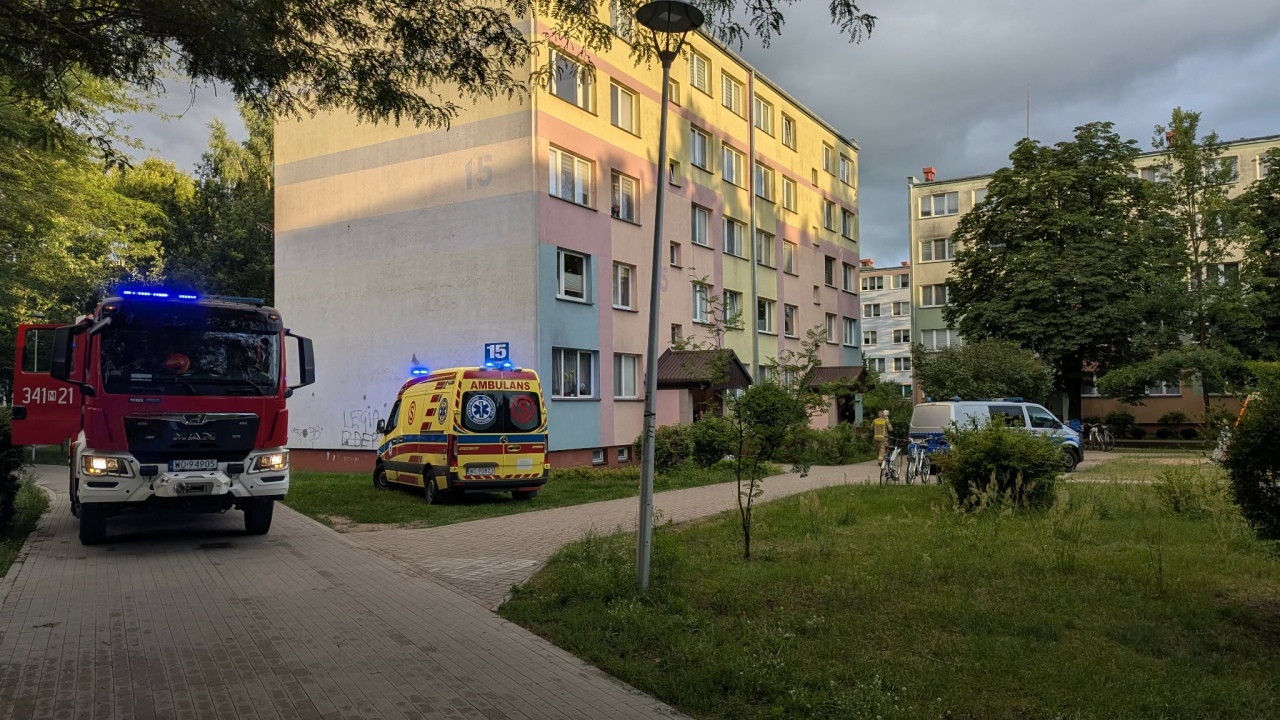 Interwencja służb przy Modrzejewskiej [10.07.2026] - zdjęcie #3 - eOstroleka.pl
