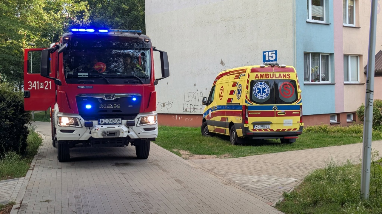 Interwencja służb przy Modrzejewskiej [10.07.2026] - zdjęcie #2 - eOstroleka.pl