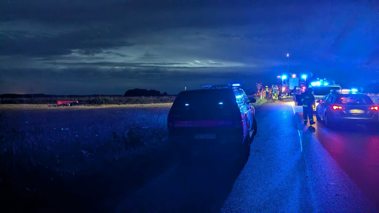 Wypadek w Grucelach [11.07.2026] - zdjęcie #2 - eOstroleka.pl
