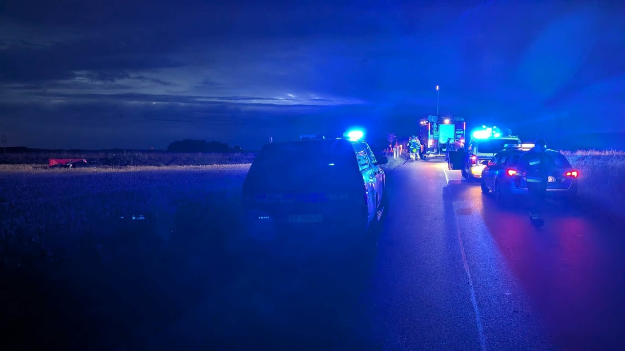 Wypadek w Grucelach [11.07.2026] - zdjęcie #1 - eOstroleka.pl