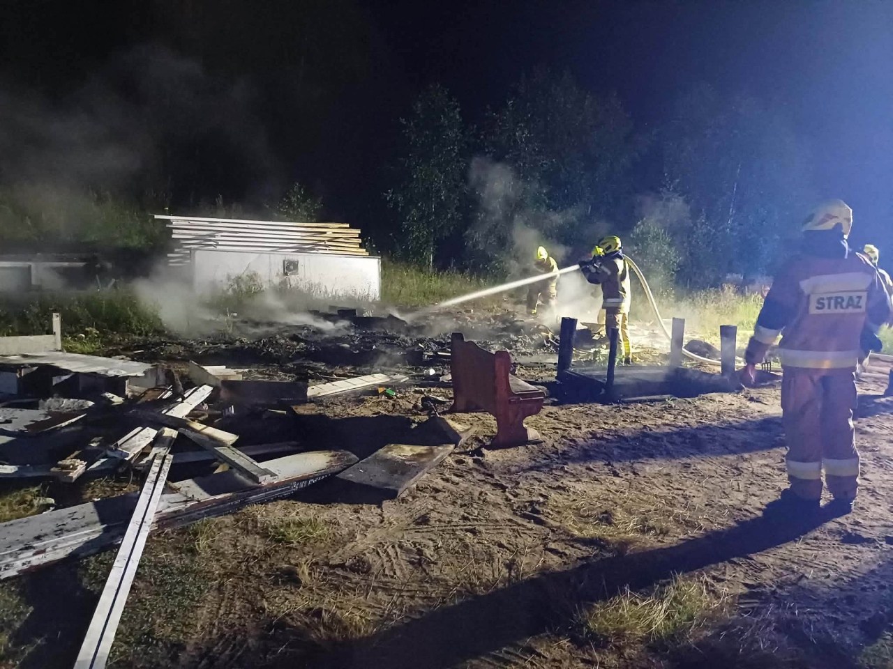 Pożar w Czarni [16.07.2026] - zdjęcie #2 - eOstroleka.pl
