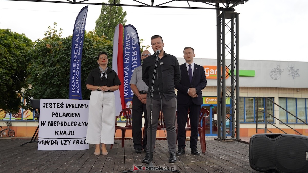 Spotkanie Konfederacji Korony Polskiej z mieszkańcami Ostrołęki [21.07.2026] - zdjęcie #26 - eOstroleka.pl
