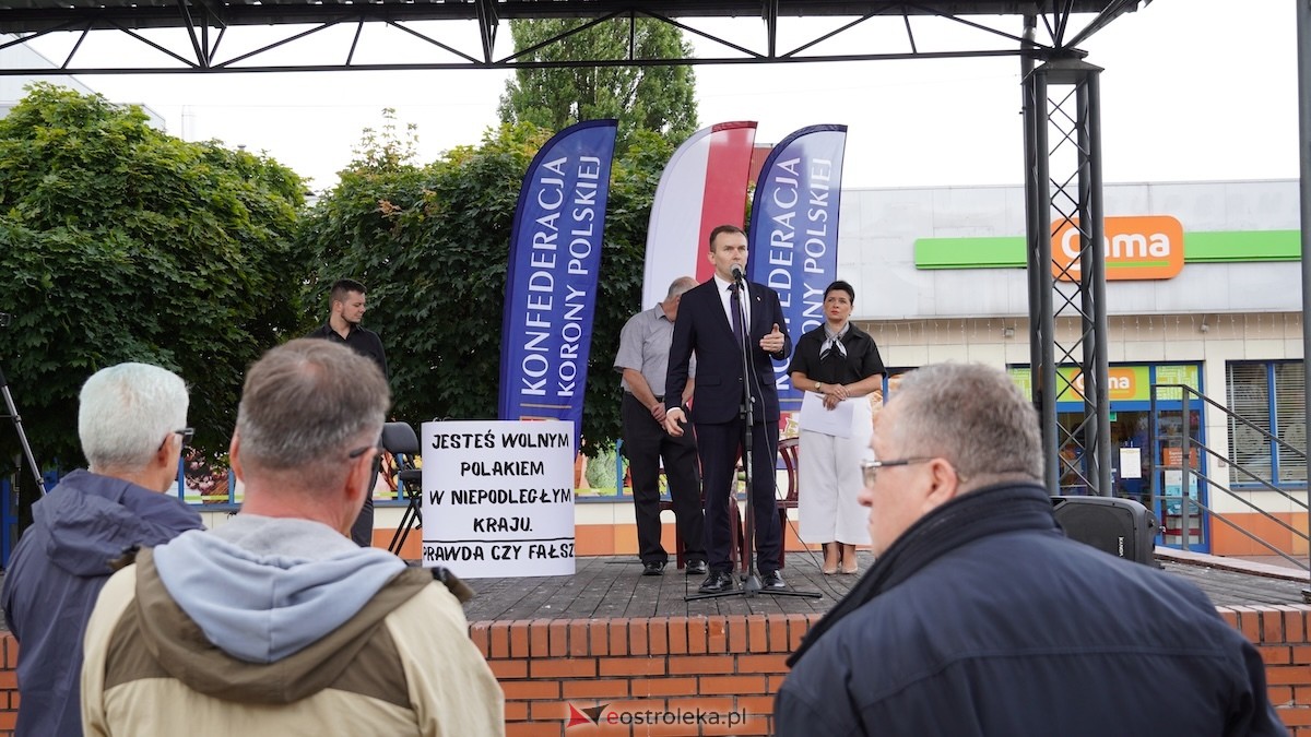 Spotkanie Konfederacji Korony Polskiej z mieszkańcami Ostrołęki [21.07.2026] - zdjęcie #3 - eOstroleka.pl