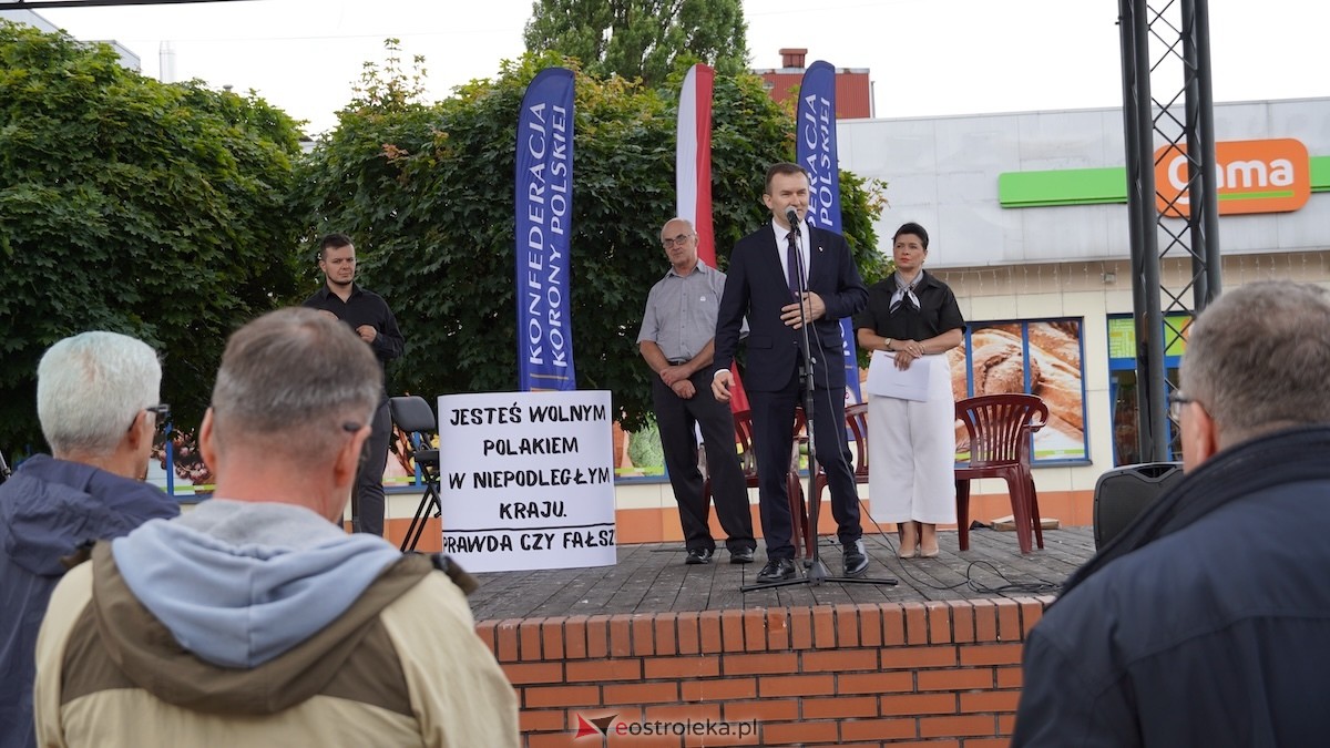 Spotkanie Konfederacji Korony Polskiej z mieszkańcami Ostrołęki [21.07.2026] - zdjęcie #1 - eOstroleka.pl