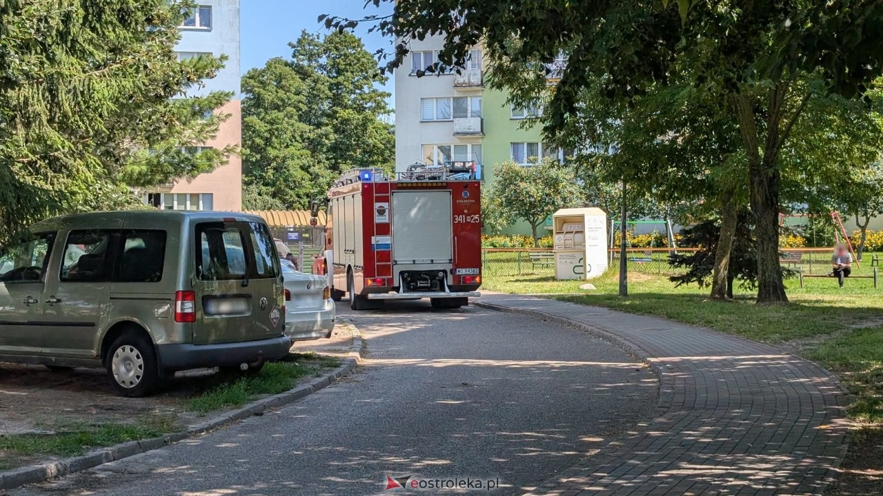 Interwencja służb ratunkowych przy ul. Kozłowskiego Lasa [30.07.2026] - zdjęcie #2 - eOstroleka.pl
