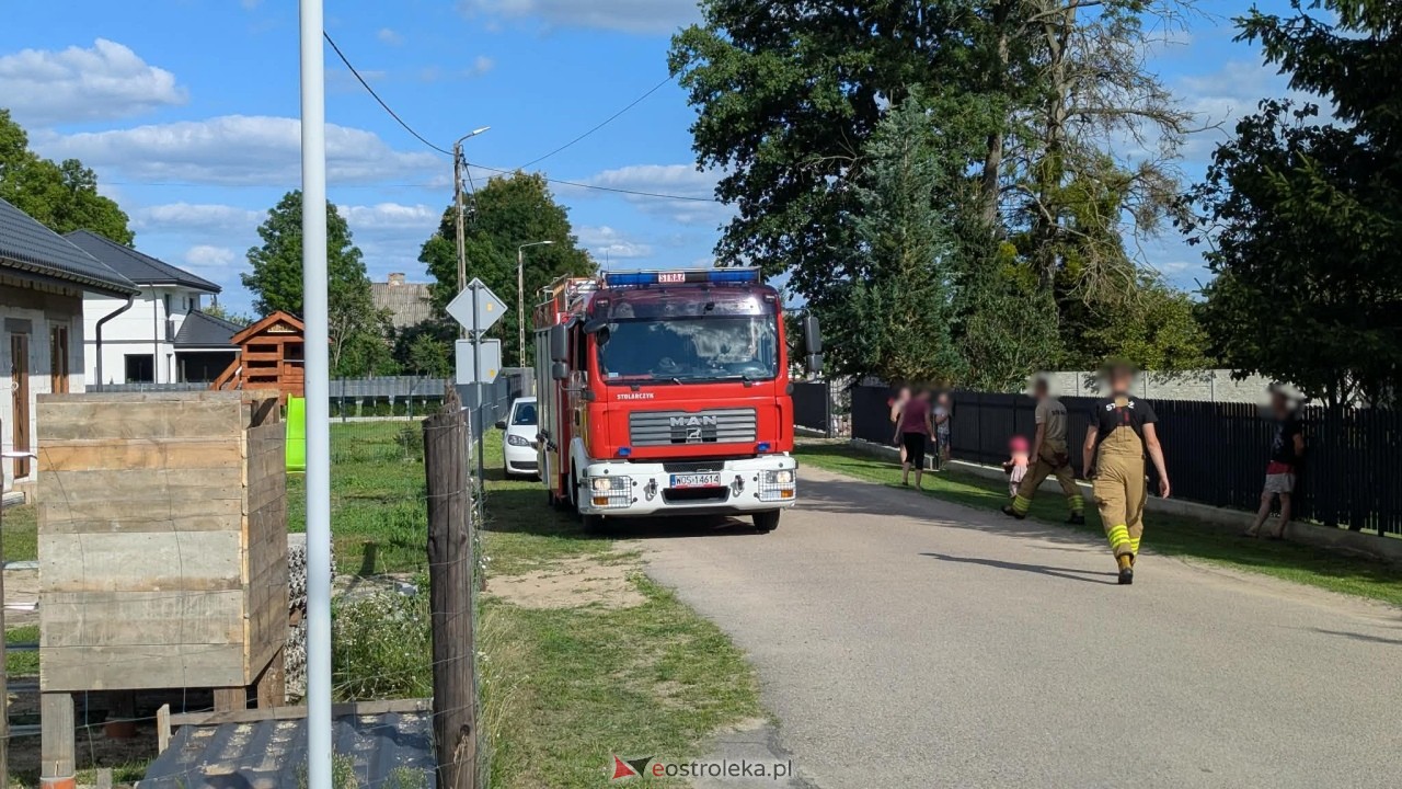 Wypadek z udziałem motocyklisty i auta osobowego w Grabowie [08.08.2026] - zdjęcie #9 - eOstroleka.pl