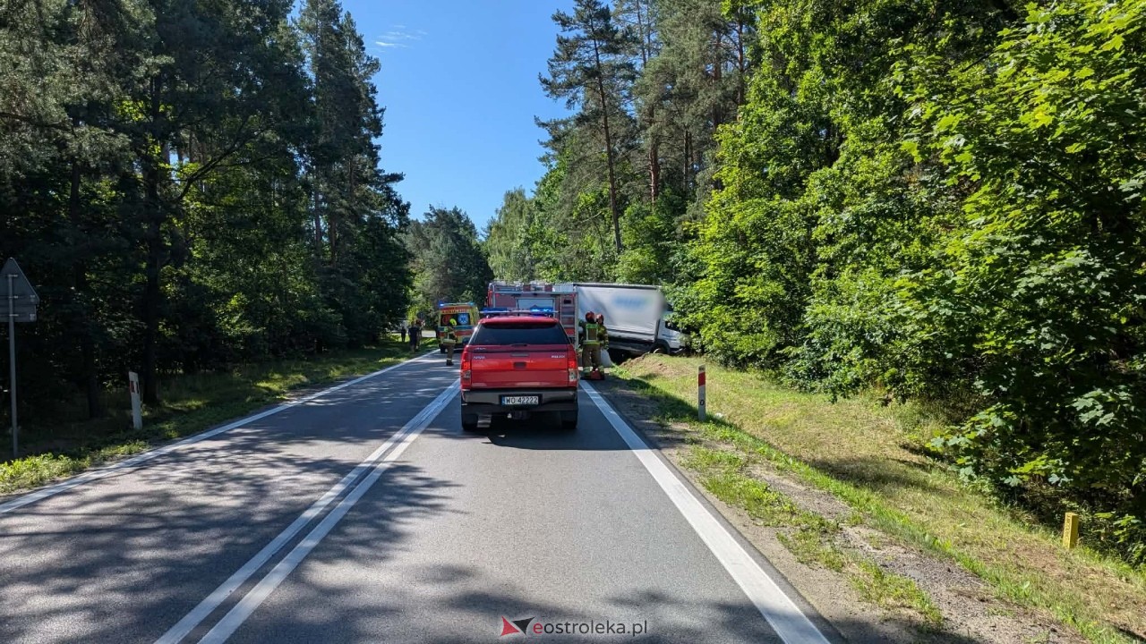 Zderzenie dwóch ciężarówek w Czerwinie [13.08.2026] - zdjęcie #17 - eOstroleka.pl